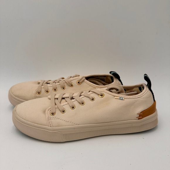 Toms Shoes - Toms Cream and Tan Sneakers